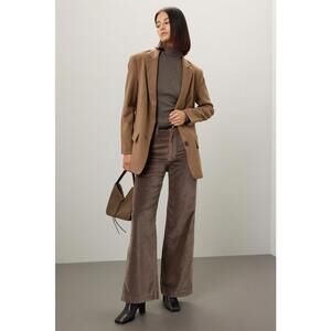 DL1961 Hepburn Pants Size 29 Gray Velvet With Discoloration